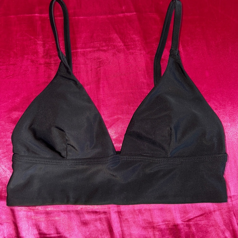 Aeropostale Black Triangle  bikini top